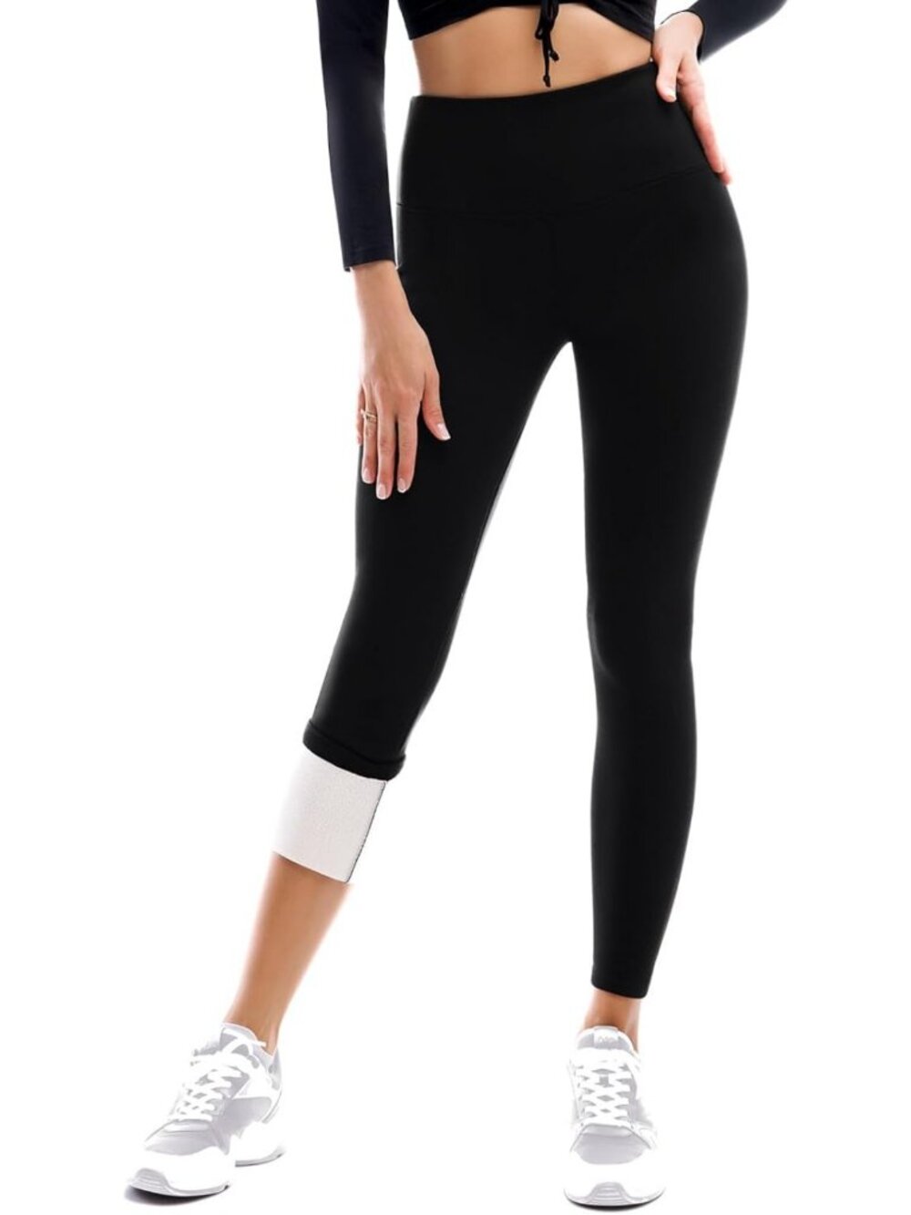 High Waisted Fleece Lined Leggings for Women - Thermal Warm Winter Comfort